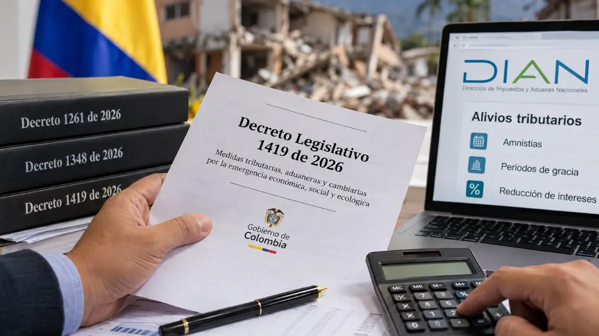 Alerta tributaria: ¿los alivios del Decreto 1419 de 2026 realmente aplican en todo Colombia?
