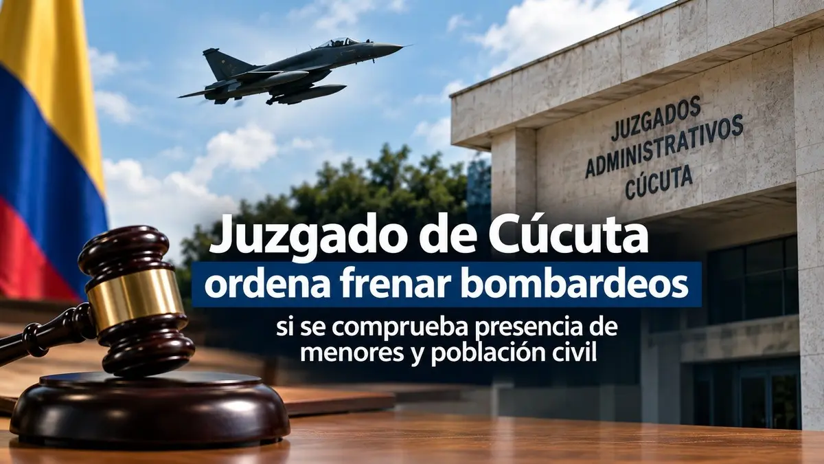 Recent post Juzgado de Cúcuta ordena frenar bombardeos ante presencia de menores y civiles