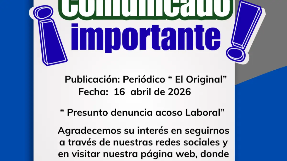 PRONUNCIAMIENTO PÚBLICO